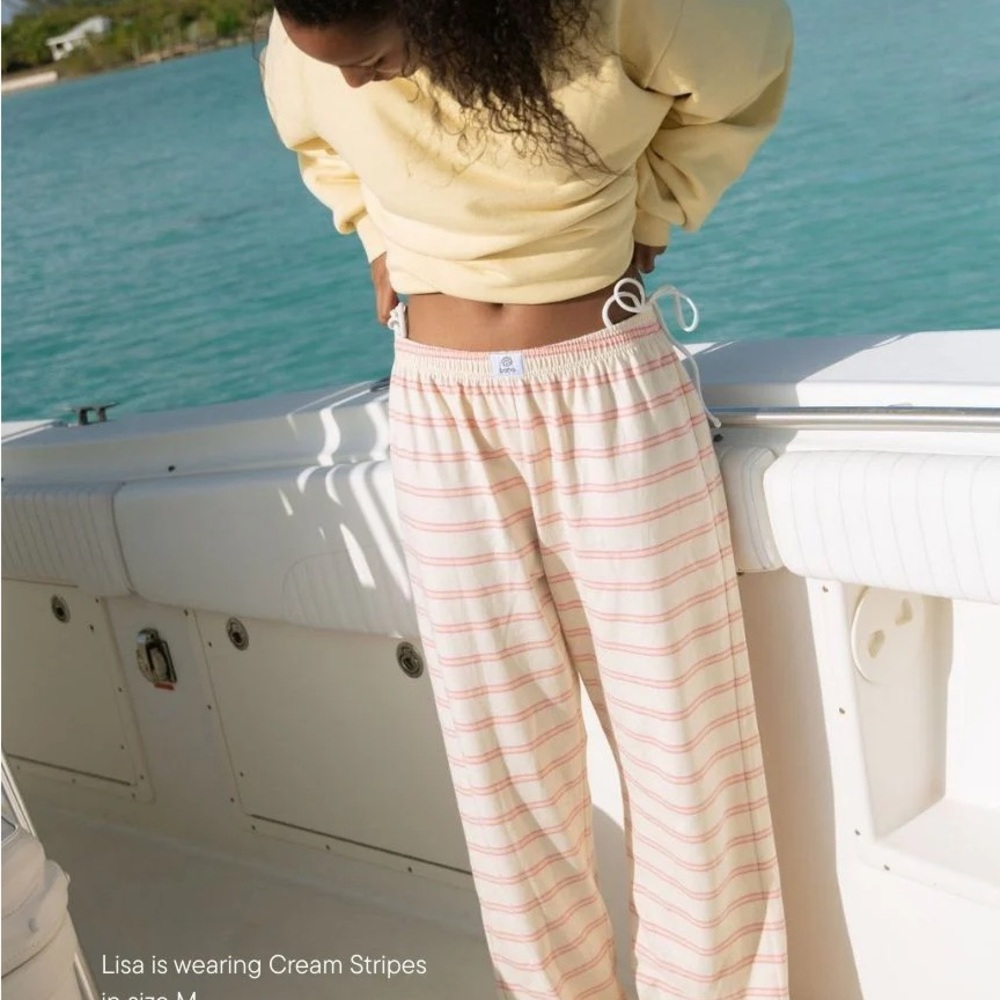 Parke Summerland Striped Cotton Boxer Pants